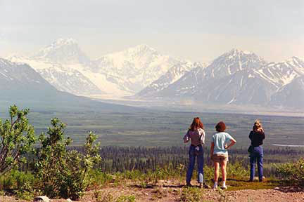 Alaska Range from Denali Highway.