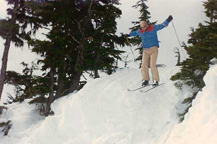 Dennis ski jumping