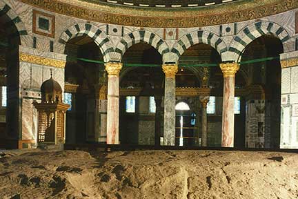 Rock in the Dome of the Rock